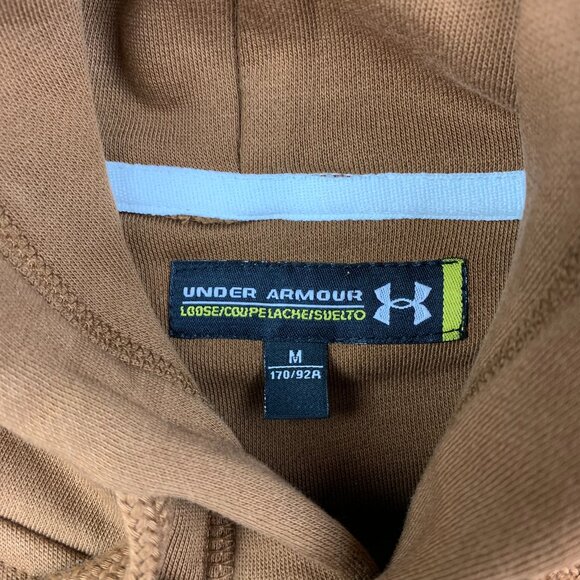 Under Armour Brown Hoodie with Cream Logo - Picture 3 of 7